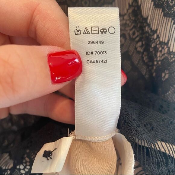 LOFT Ann Taylor Sleeveless Lace Peplum Top - Women's XSP - Picture 7 of 8